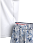 Γυναικείο Πυζαμάκι Tommy Hilfiger SS PJ SET UW0UW03621-0SW με shorts εμπριμέ